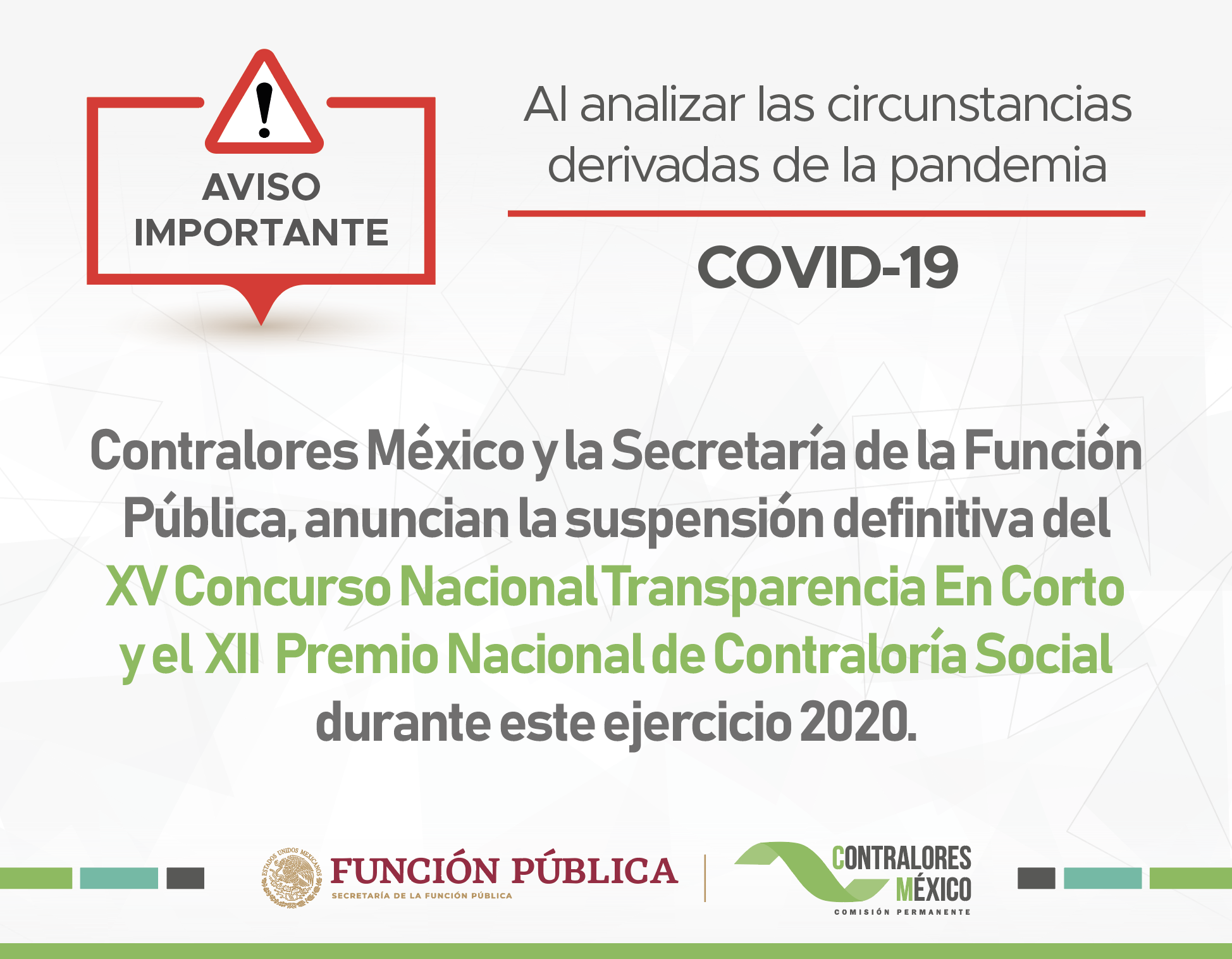 CANCELACIÓN CONCURSOS ANUNCIO CPCE F