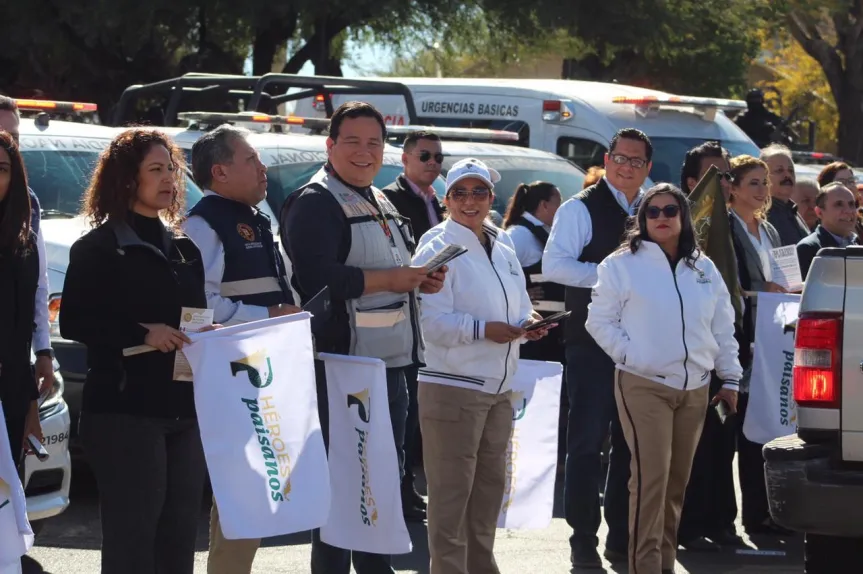 Participa Contraloría Sonora en arranque de Héroes Paisanos